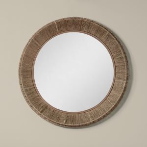 Large Jute Mirror